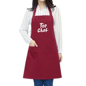 Pure Cotton Kitchen Apron Coffee Shop Supermarket Work Clothes