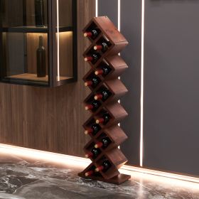 Vertical Z wine rack/Solid wood wine rack /Home wine rack/Living room wine rack