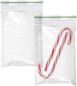 Pack 1000 Greenline Zipper Bags 2 x 2. Seal Top Polyethylene Bags 2x2; Thickness 2 Mil. Resealable Storage Bags for Packing and Storing. Plastic Bags