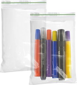 Pack 1000 Greenline Zipper Bags 9 x 12. Seal Top Polyethylene Bags 9x12; Thickness 2 Mil. Resealable Plastic Bags for Packing and Storing. Recyclable