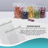 Pack 1000 Greenline Zipper Bags 6 x 9. Seal Top Polyethylene Bags 6x9; 2 Mil. Resealable Storage Bags for packing and storing. Biodegradable Plastic B