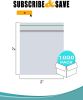 Pack 1000 Greenline Zipper Bags 6 x 9. Seal Top Polyethylene Bags 6x9; 2 Mil. Resealable Storage Bags for packing and storing. Biodegradable Plastic B