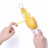 Spiral Potato Cutter Twisted Slice Potato Tower Whirlwind Potato Cut Diy Creative Fruit And Vegetable Spiral Slicer For Kitchen