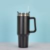 1200ml Stainless Steel Mug Coffee Cup Thermal Travel Car Auto Mugs Thermos 40 Oz Tumbler with Handle Straw Cup Drinkware New In